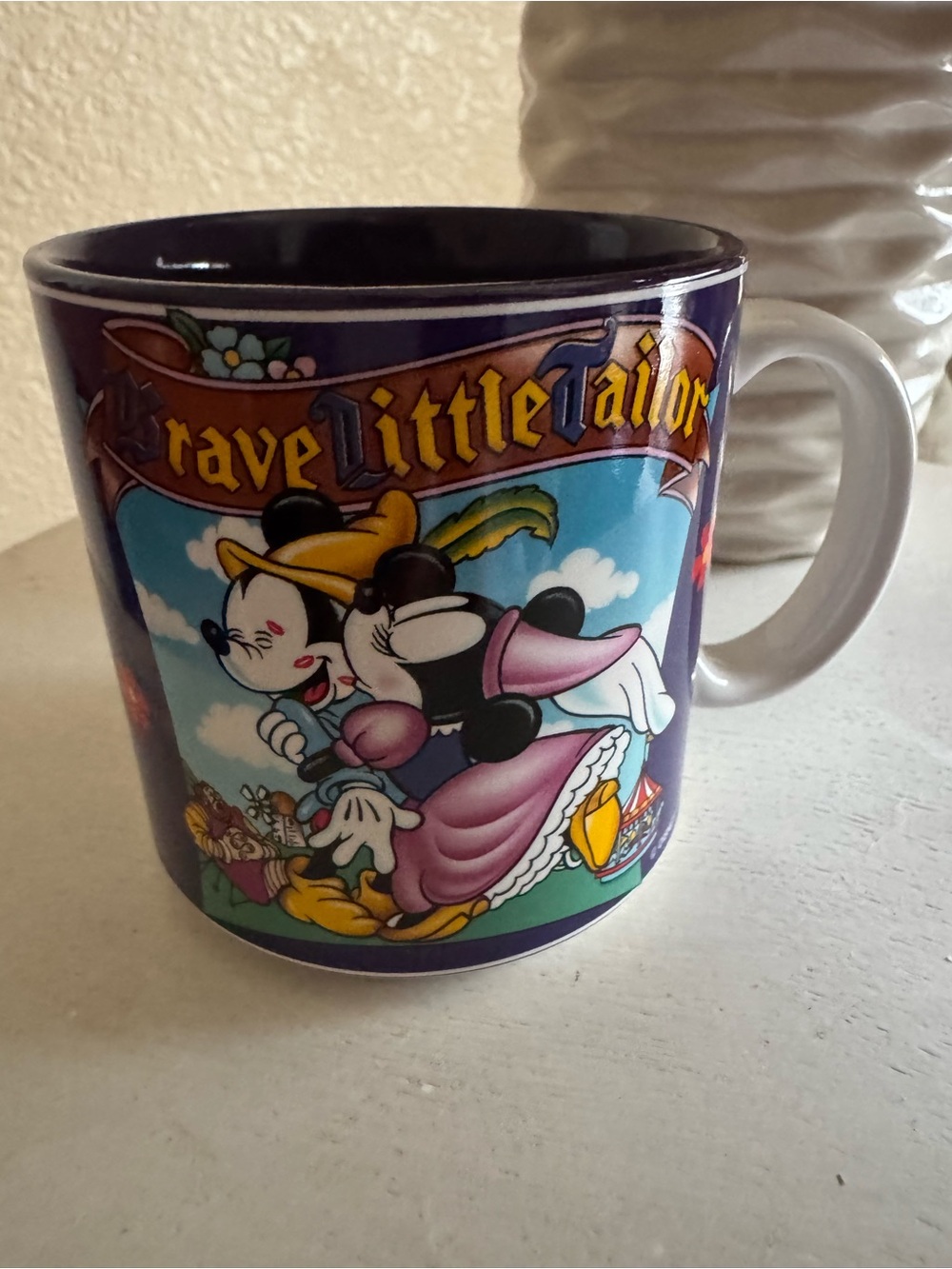 Disney Brave Little Tailor Ceramic Mug in Purple and White